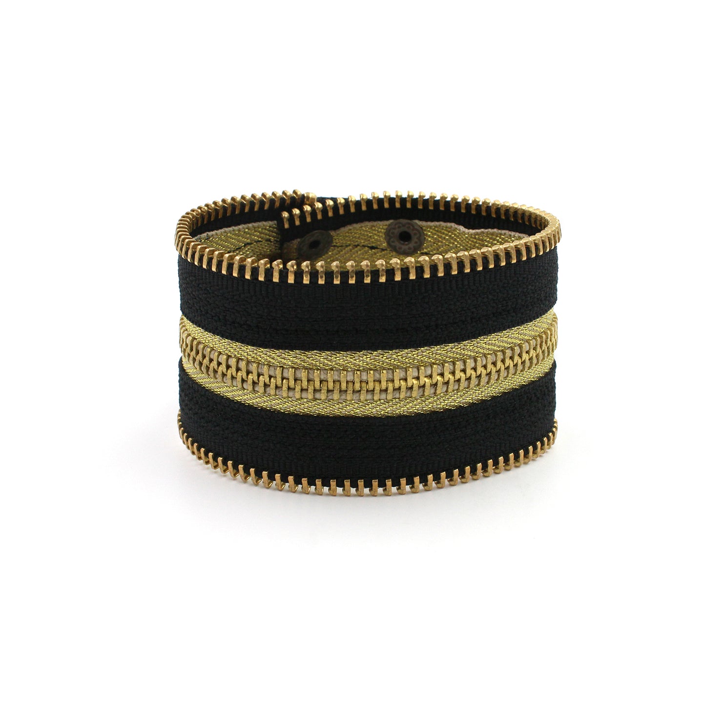 Second Edition Golden Knights Zip Bracelet - N.Kluger Designs bracelet