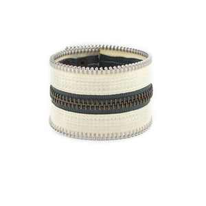 Cream of the Crop Zip Bracelet - N.Kluger Designs bracelet