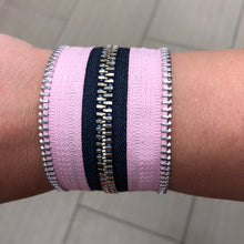 Sweet Denim Zip Bracelet - N.Kluger Designs bracelet