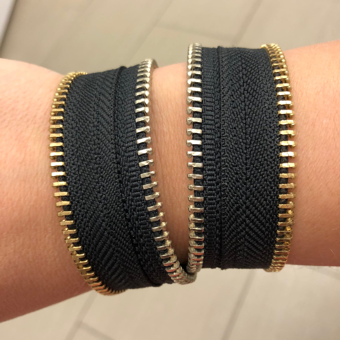 The Classic 1 Zip Bracelet - N.Kluger Designs bracelet