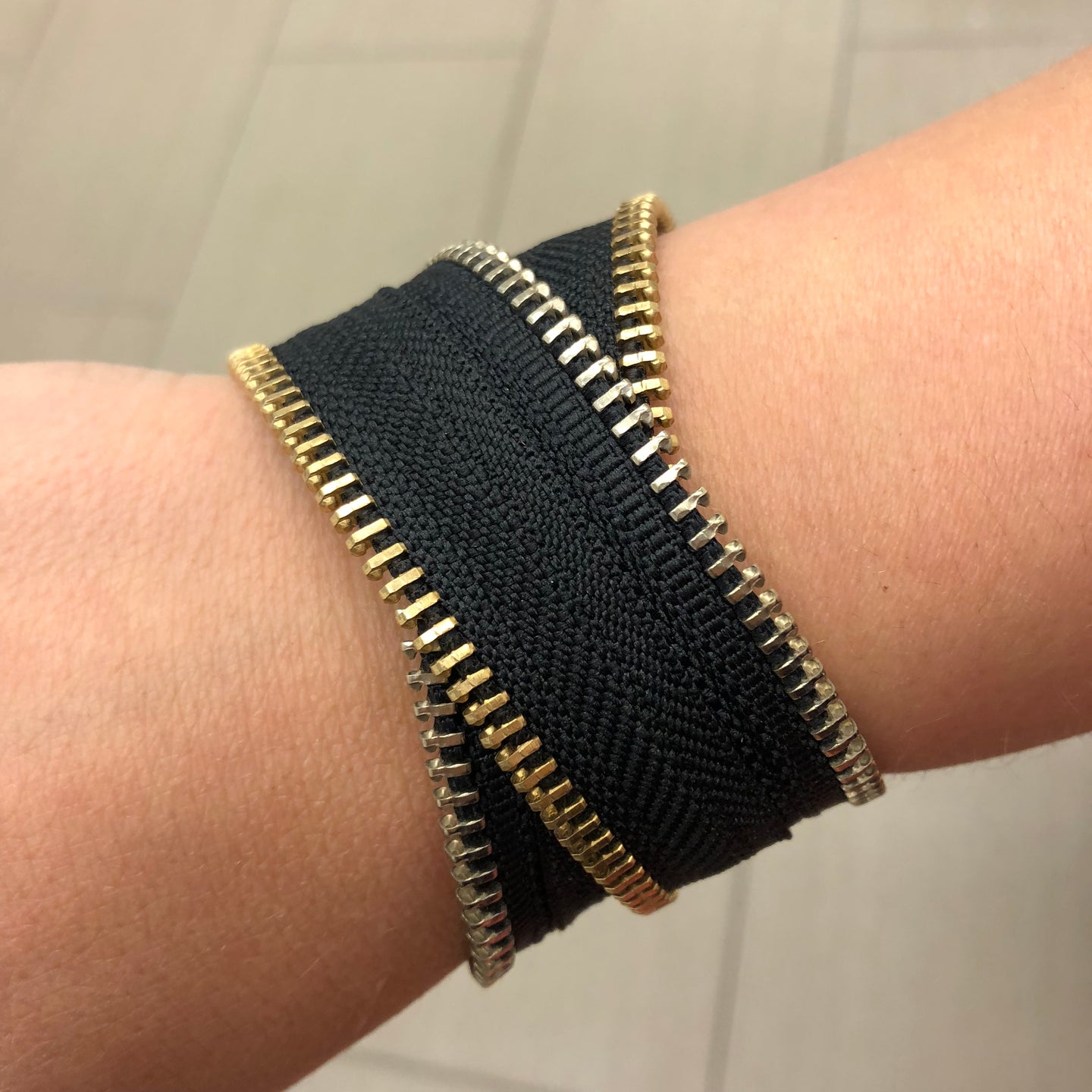 The Classic 1 Zip Bracelet - N.Kluger Designs bracelet