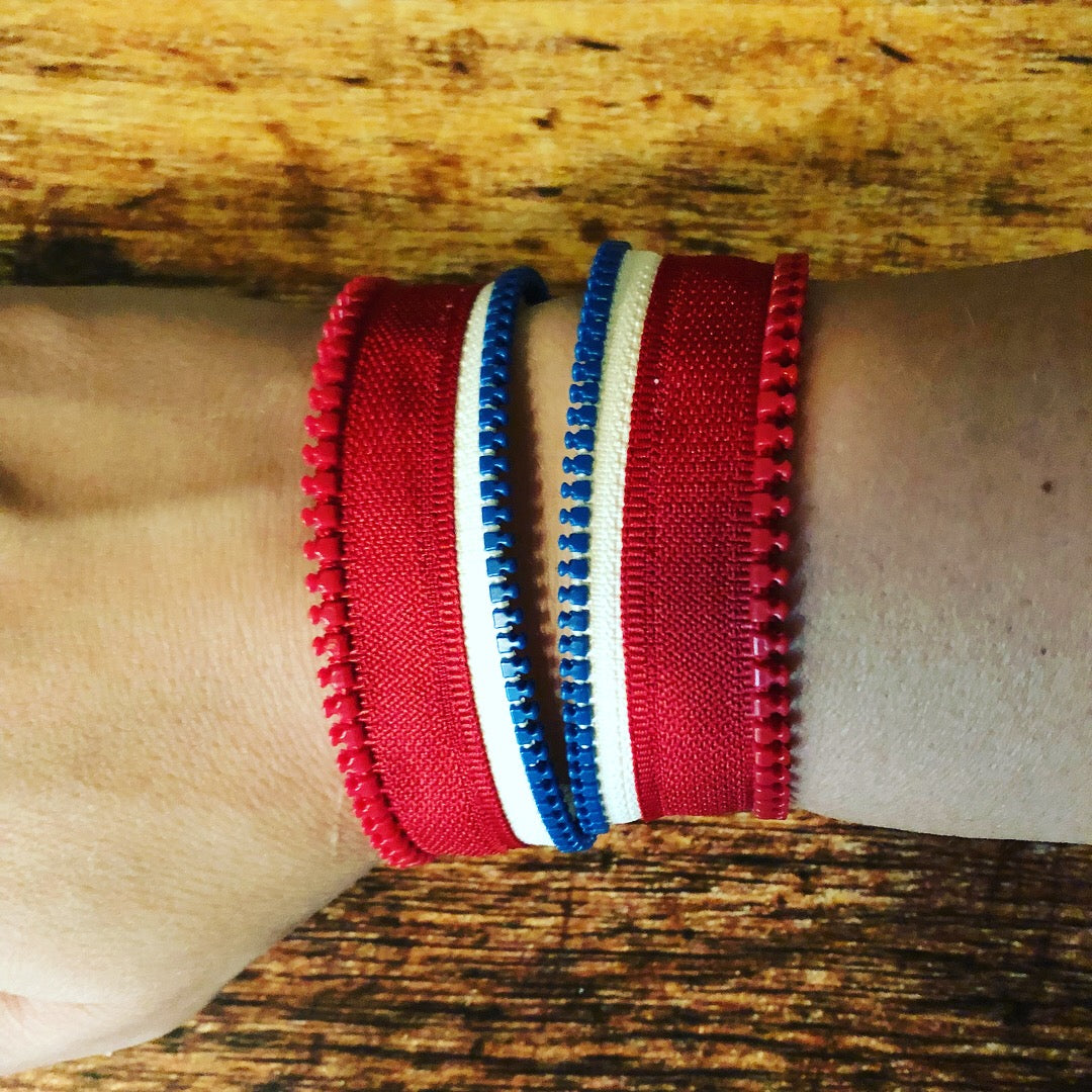 American Dream Zip Bracelet - N.Kluger Designs bracelet