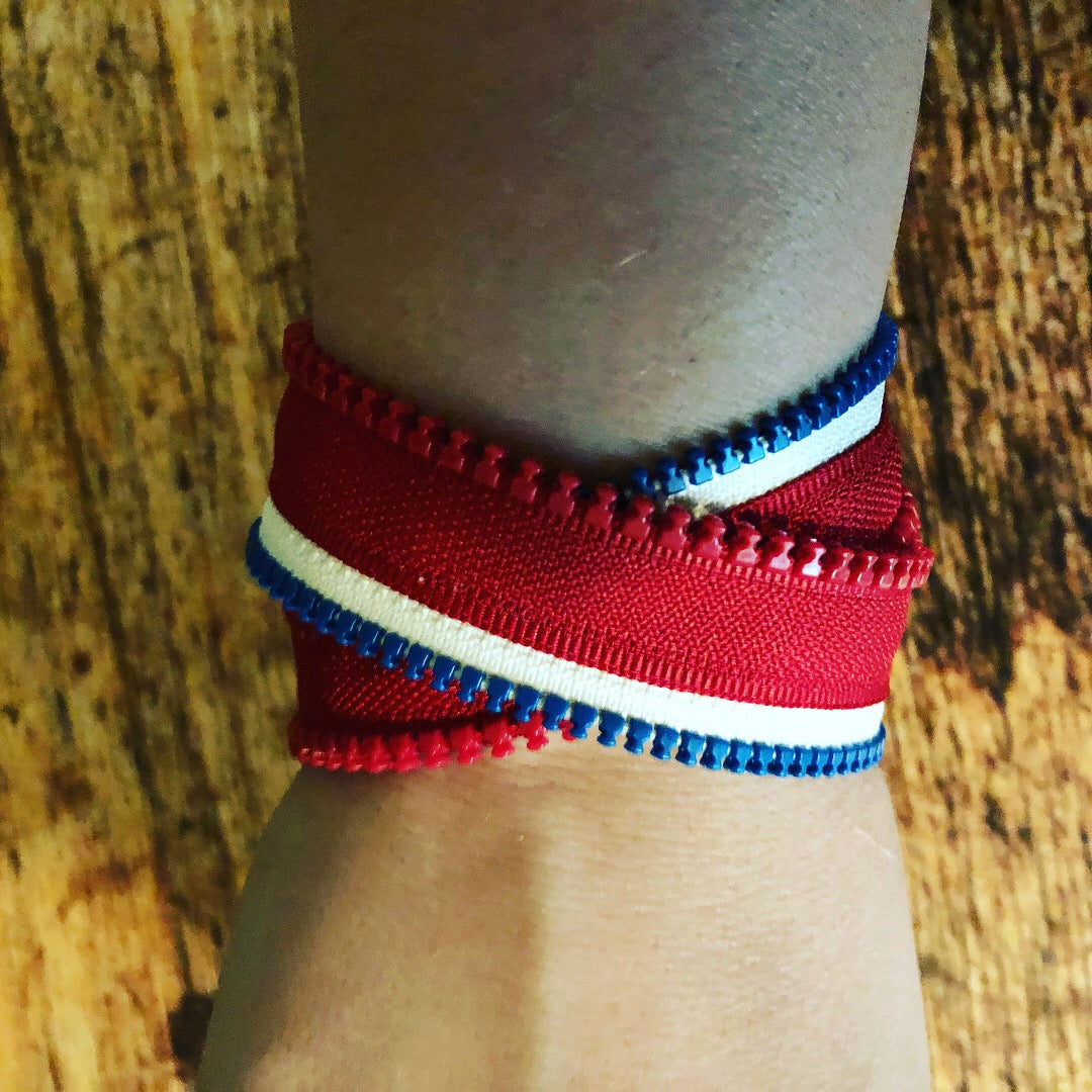 American Dream Zip Bracelet - N.Kluger Designs bracelet