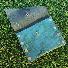 Crocodile Patent Leather Card Case / Mini Wallet - N.Kluger Designs Card Case