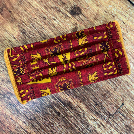 Handmade Cotton Hogwarts Collection Face Masks
