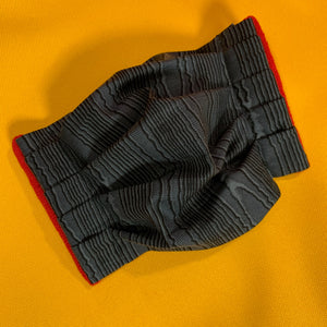 Handmade Reusable Cotton Black Woodgrain Face Masks