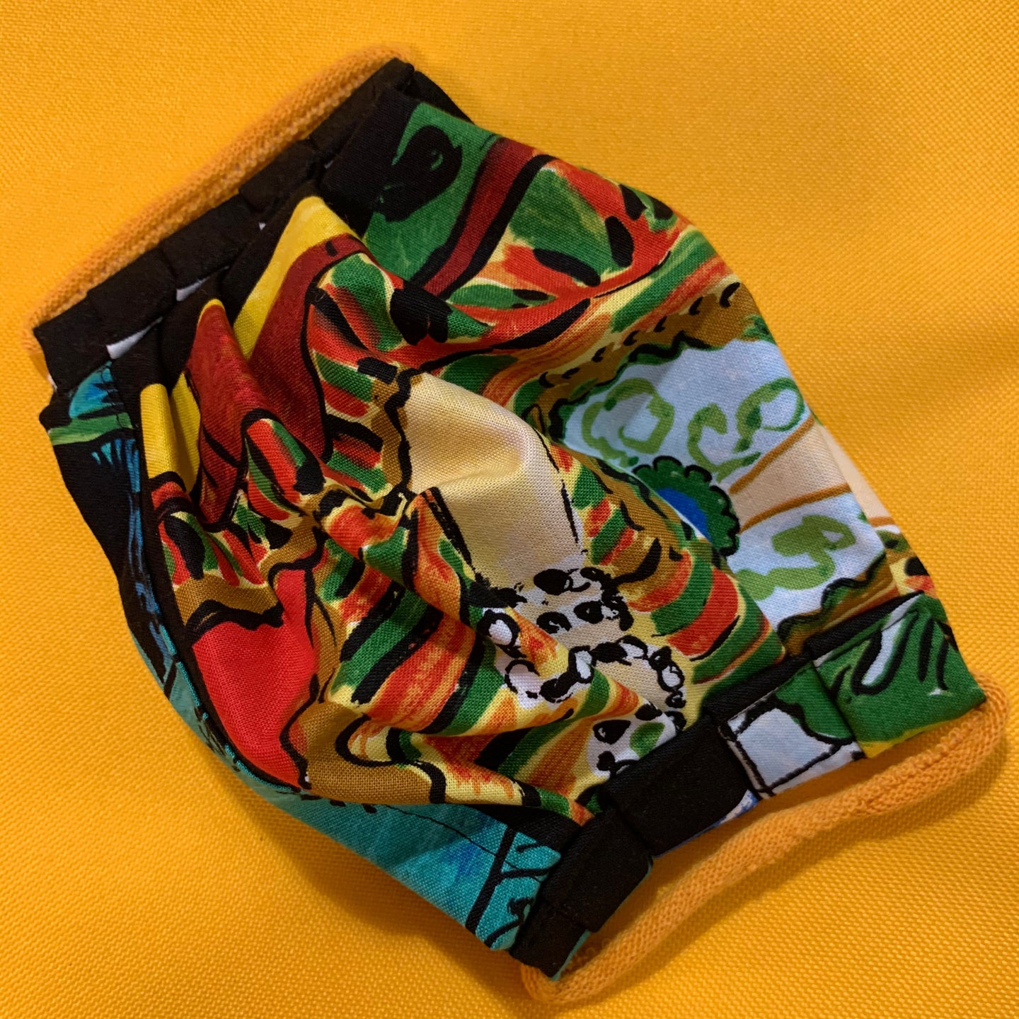 Handmade Reusable Cotton Art Print Face Masks