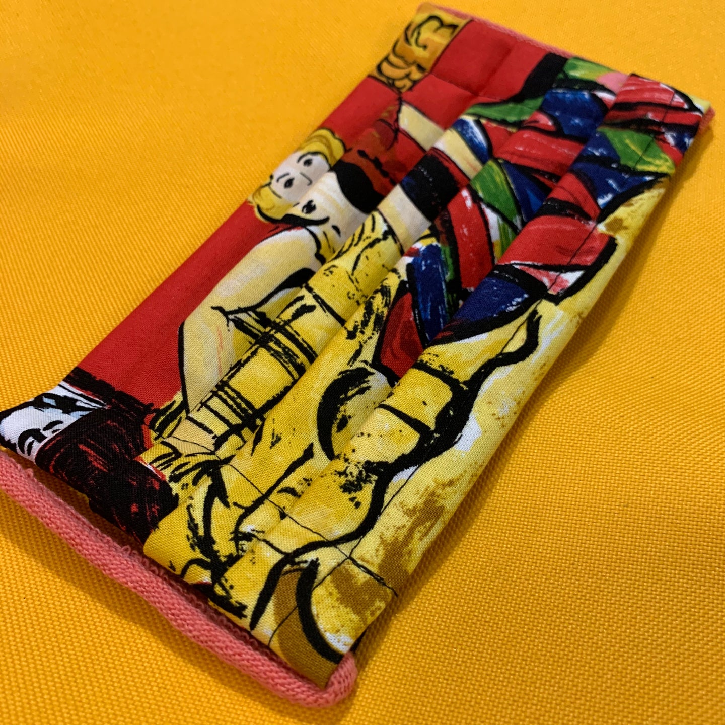 Handmade Reusable Cotton Art Print Face Masks