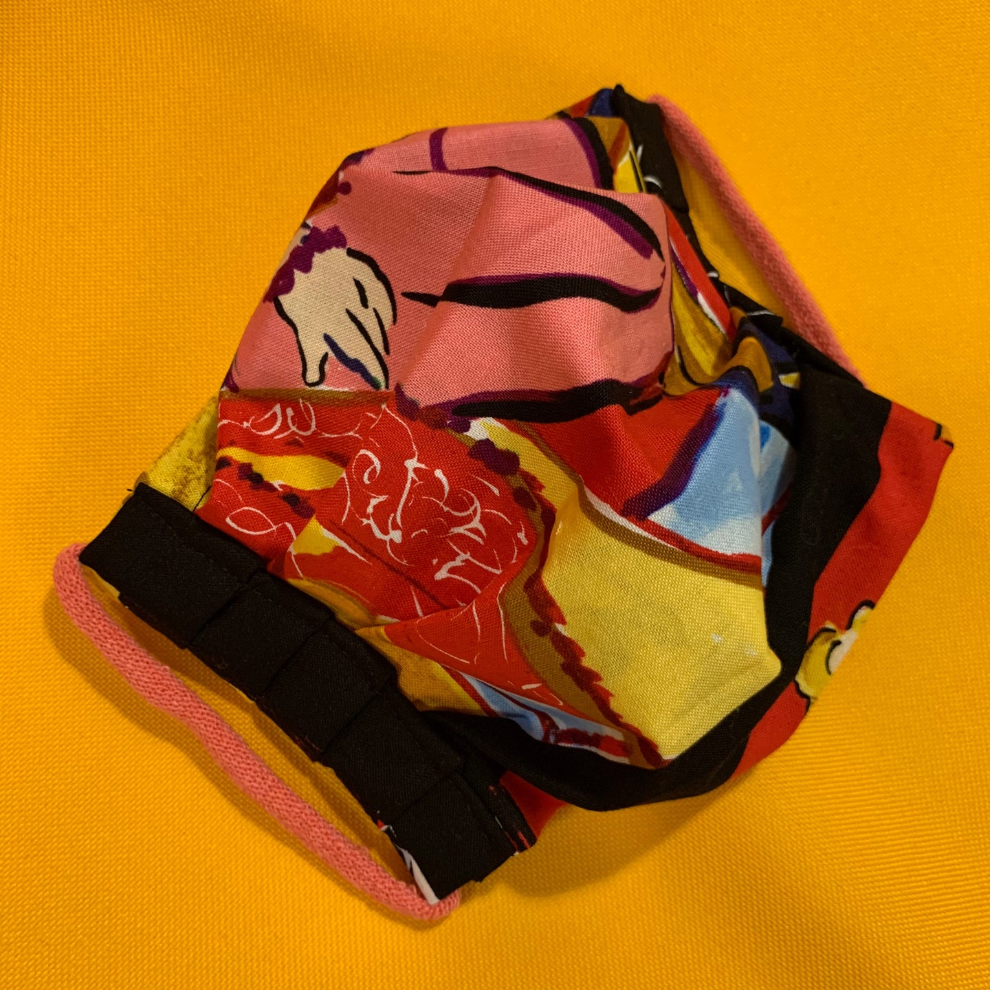 Handmade Reusable Cotton Art Print Face Masks