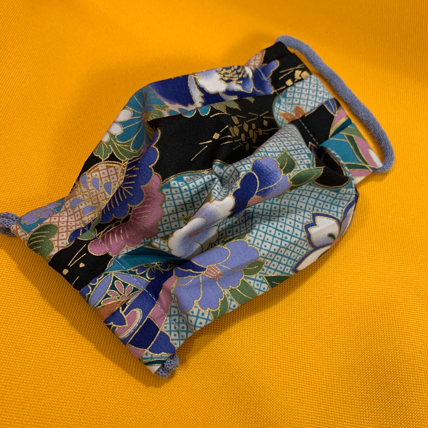 Handmade Reusable Cotton Asian Floral Face Masks