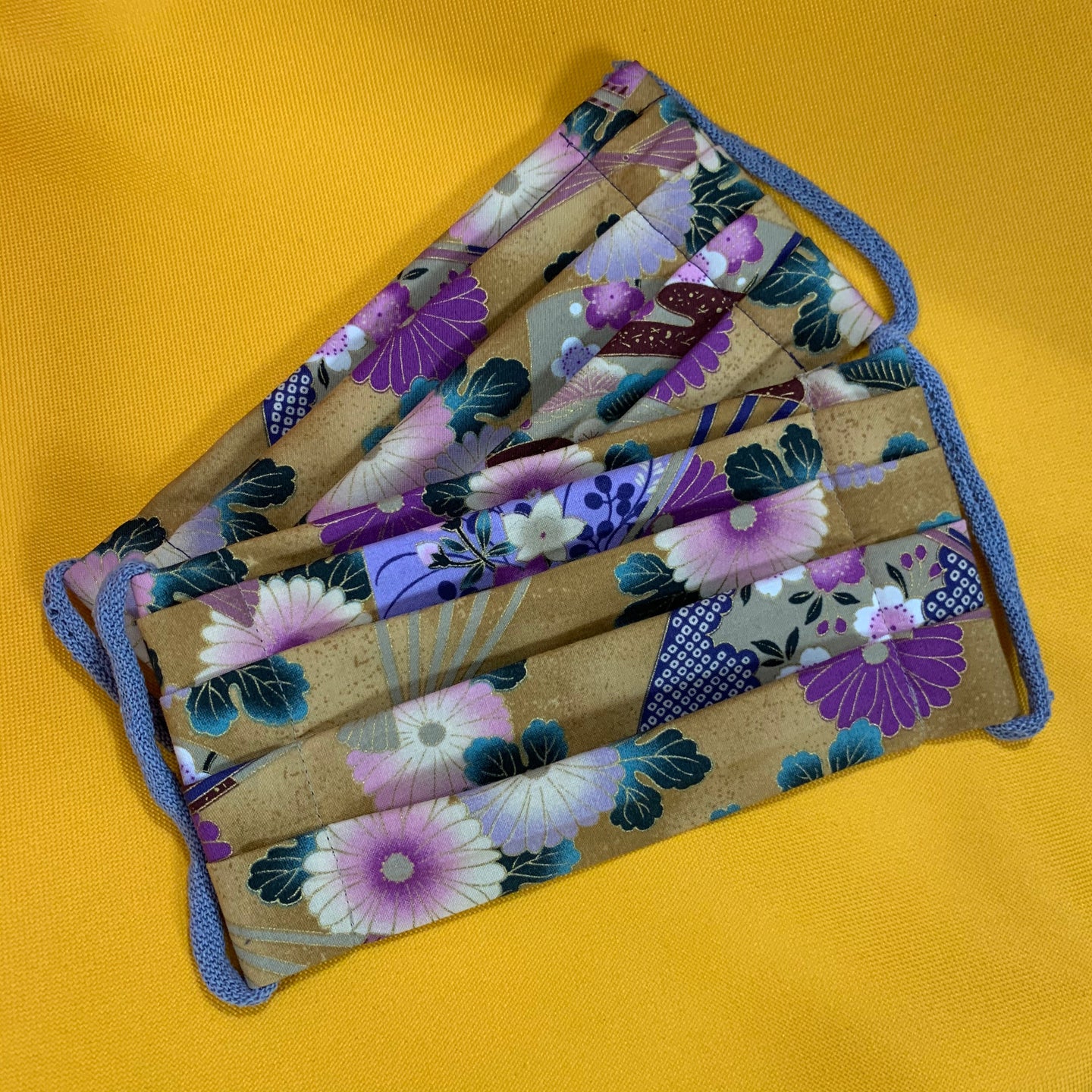 Handmade Reusable Cotton Face Masks in Elegant Florals