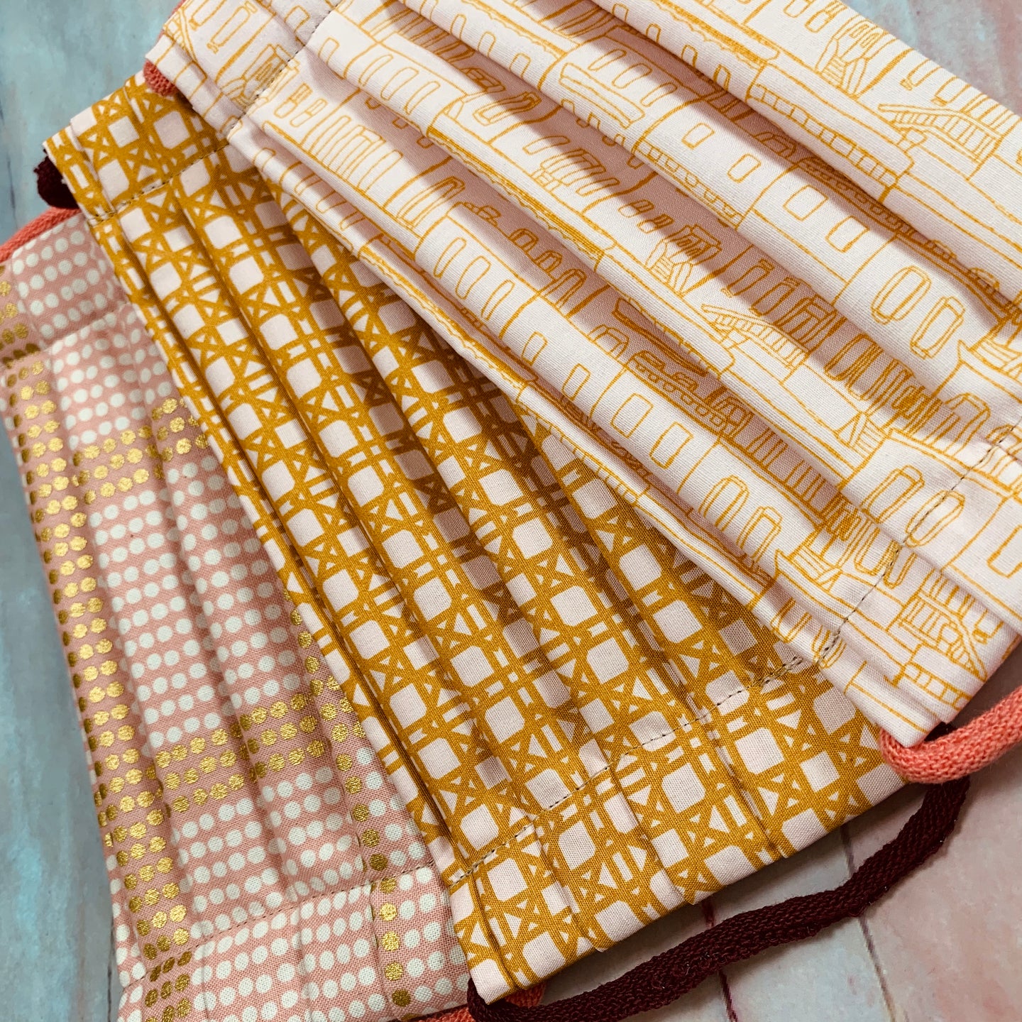 Pink Collection Handmade Reusable Cotton Face Masks