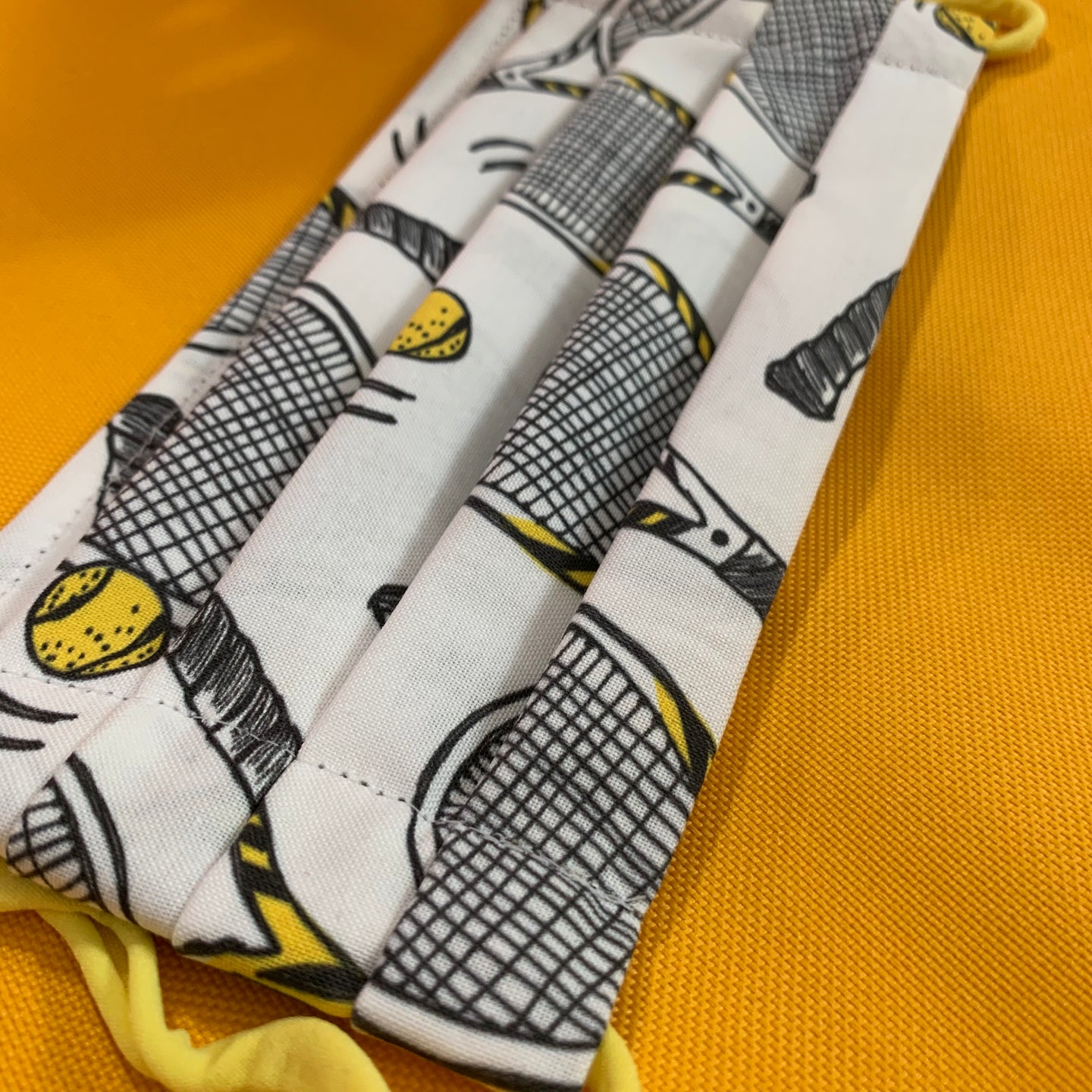 Handmade Cotton Reusable Tennis Face Mask