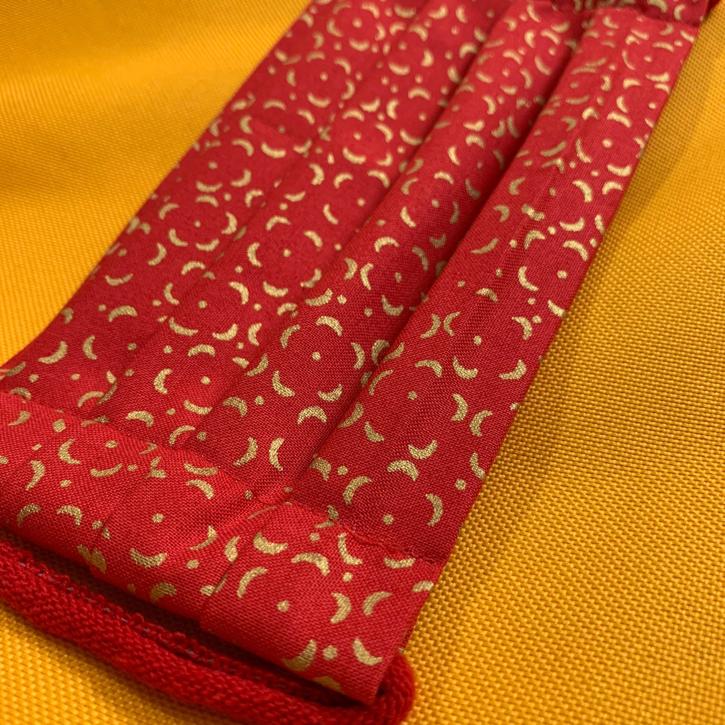 Handmade Reusable Cotton Royal Red Face Masks