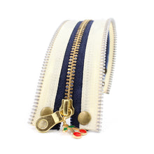 Blue Jeans & Cherry Pie Zip Bracelet - N.Kluger Designs bracelet