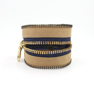 Blue Jeans in the Desert Zip Bracelet - N.Kluger Designs bracelet