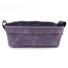 Waxed Canvas Candy Dish/Valet in Violet