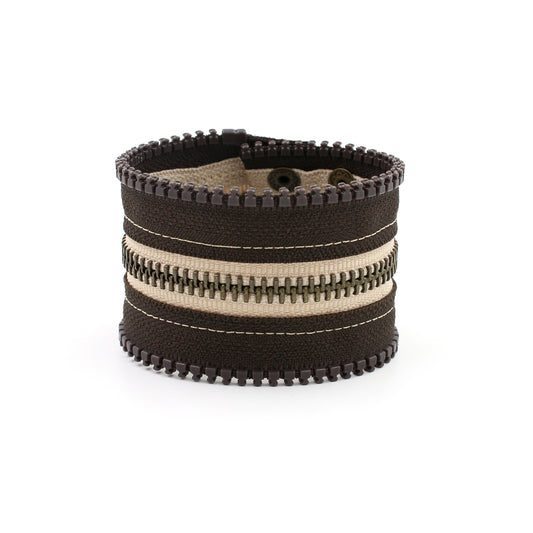 Hazelnut Zip Bracelet - N.Kluger Designs bracelet