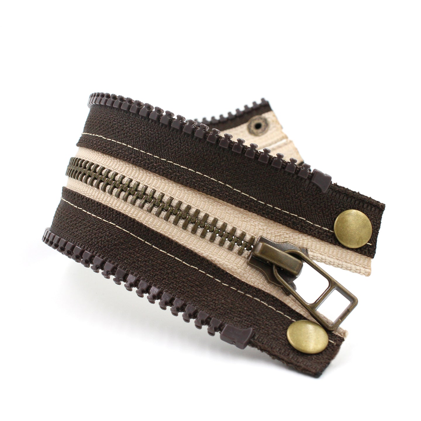 Hazelnut Zip Bracelet - N.Kluger Designs bracelet