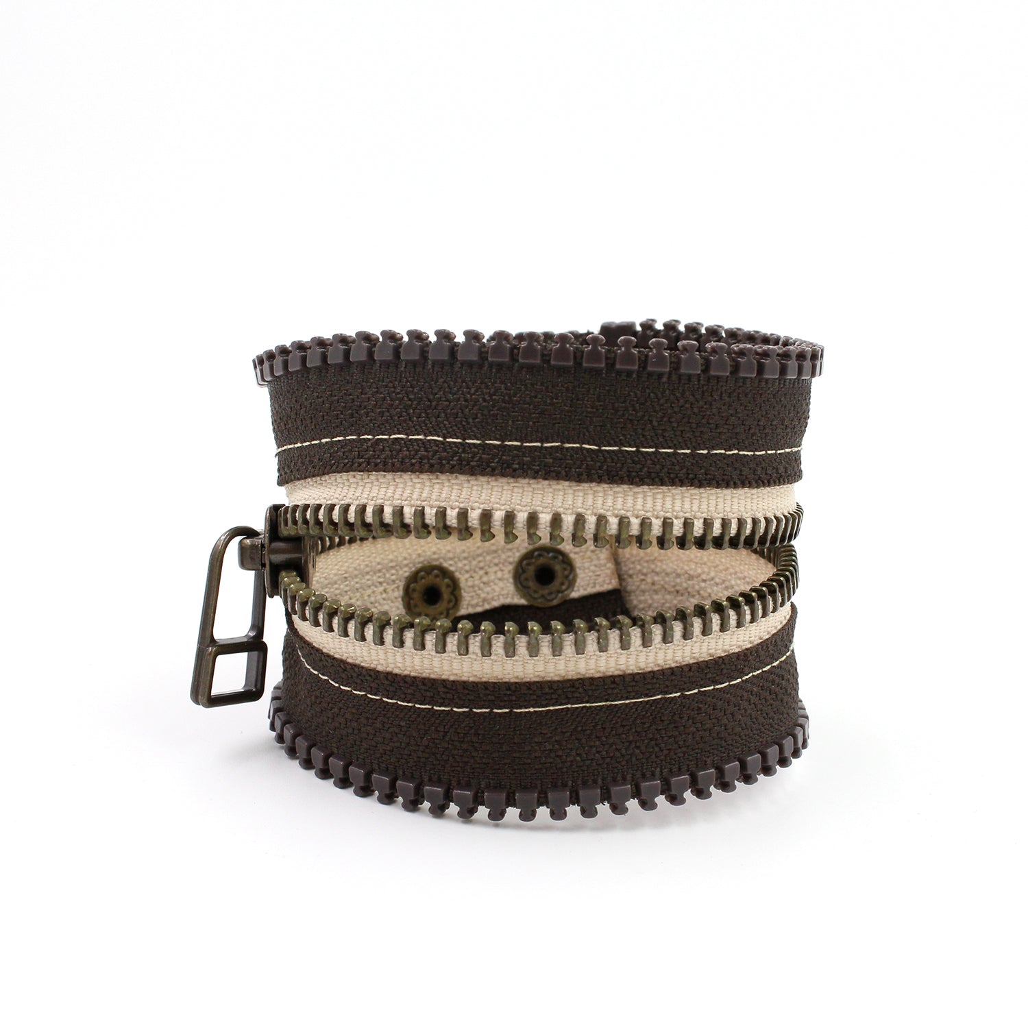 Hazelnut Zip Bracelet
