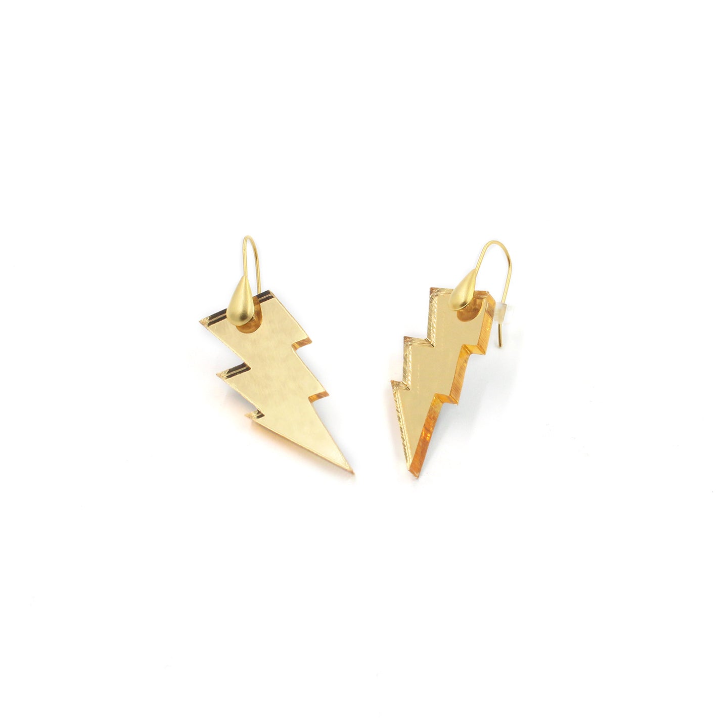 Lightning Bolt Acrylic Drop Earrings