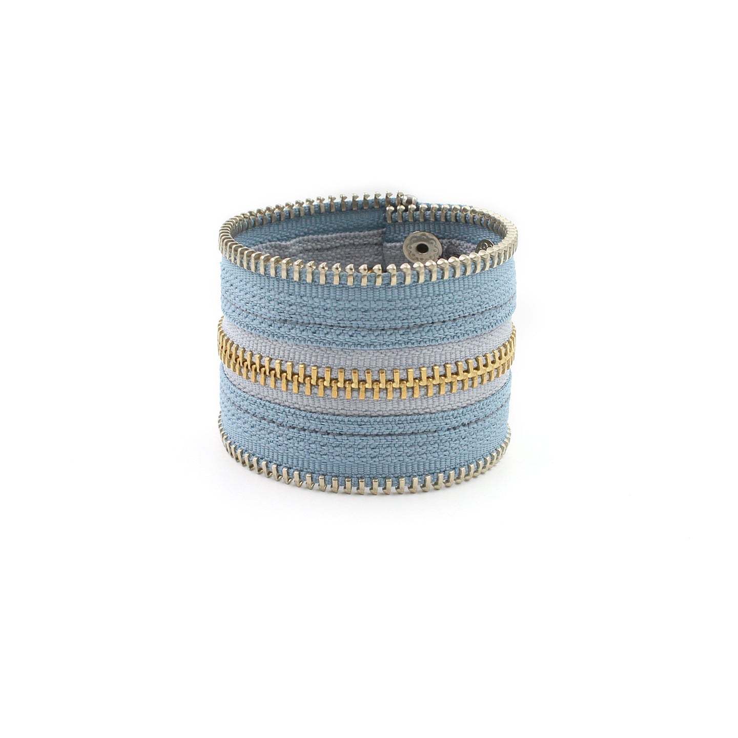 Whimsical Baby Blue Zip Bracelet - N.Kluger Designs bracelet