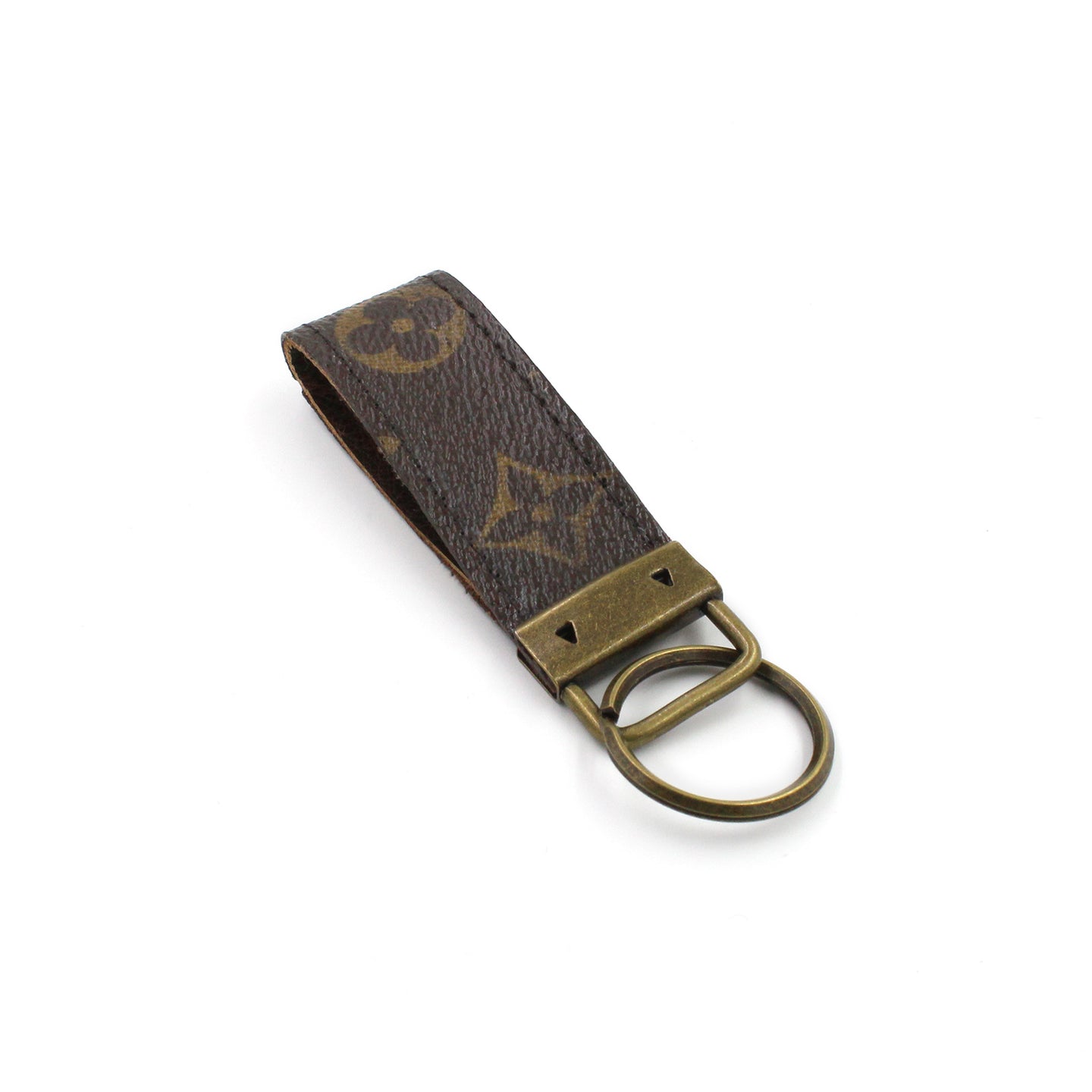 Upcycled Louis Vuitton Leather Key Chain 2