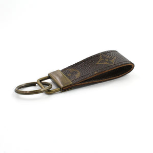 Upcycled Louis Vuitton Leather Key Chain 2