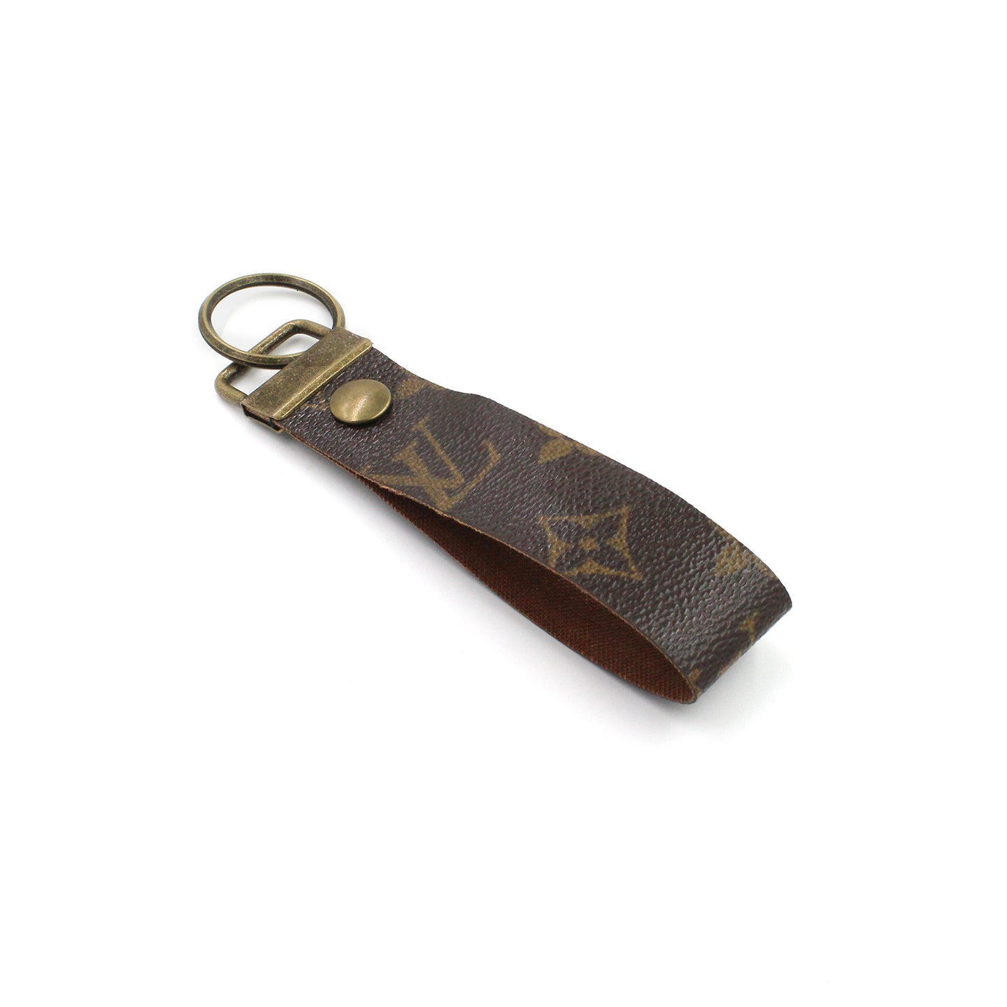 Repurposed Louis Vuitton Leather Key Chain 5