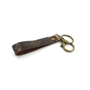 Upcycled Louis Vuitton Thin Leather Key Chain