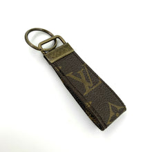 Upcycled Louis Vuitton Leather Key Chain V2