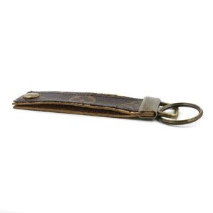 Upcycled Louis Vuitton Leather Key Chain V3
