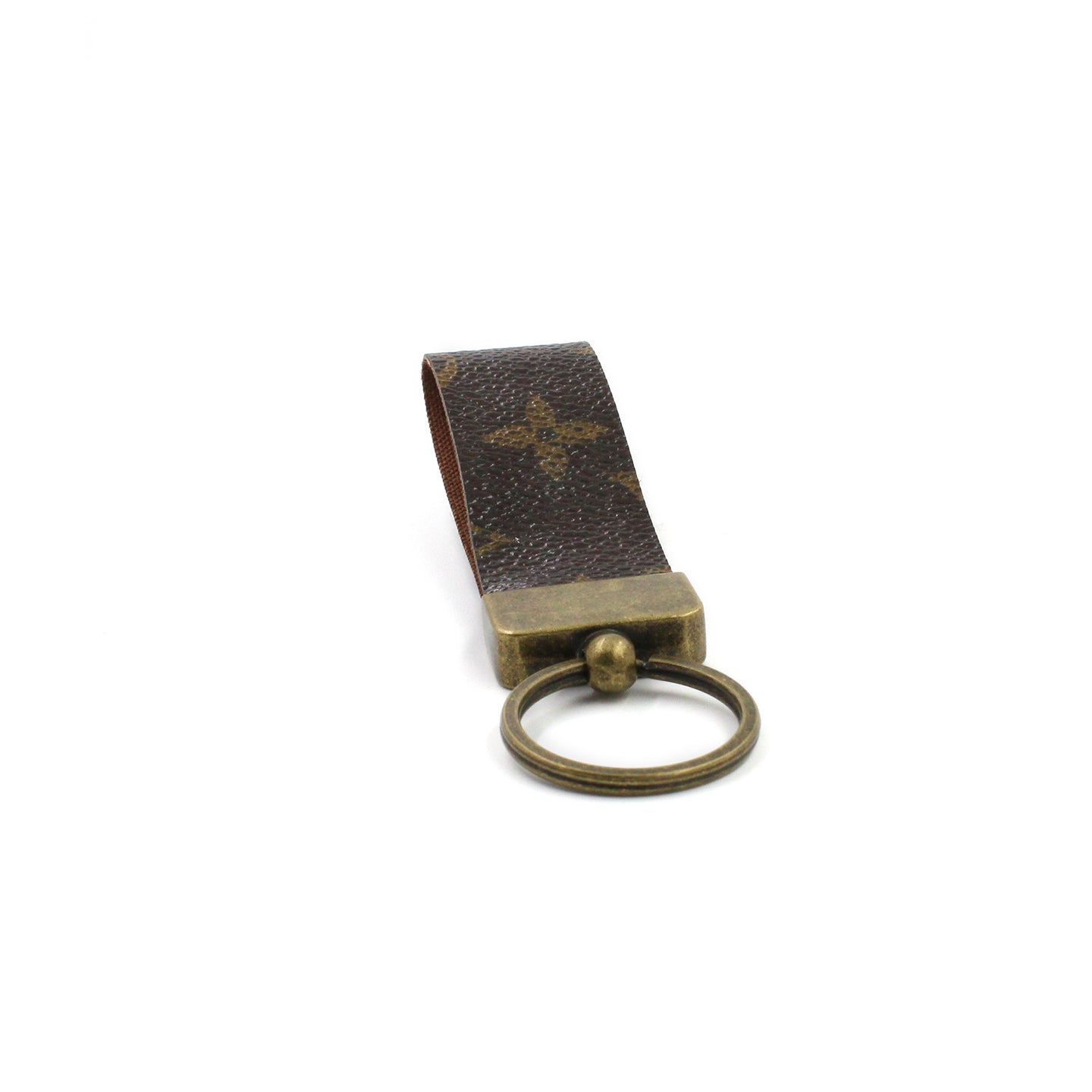 Repurposed Louis Vuitton Leather Key Chain 4