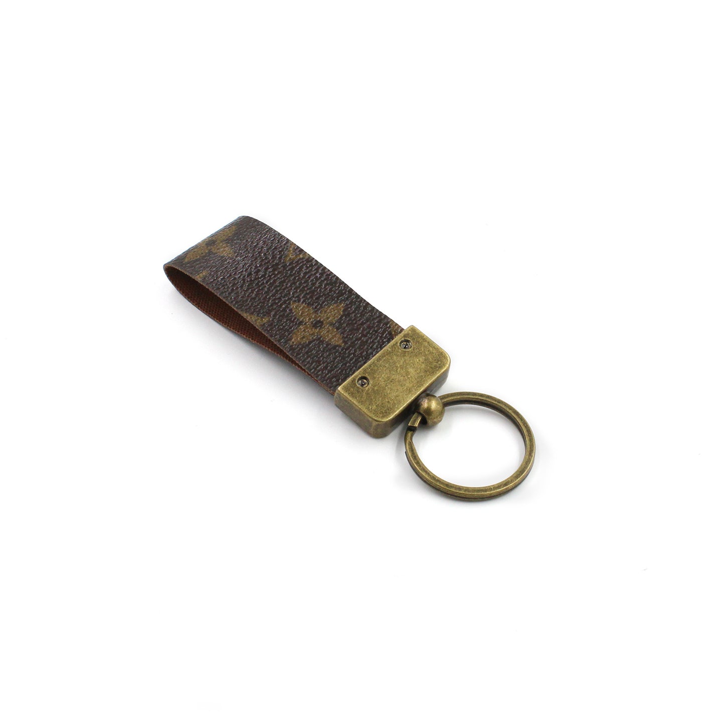 Repurposed Louis Vuitton Leather Key Chain 4