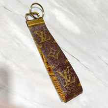 Upcycled Louis Vuitton Leather Key Chain XL