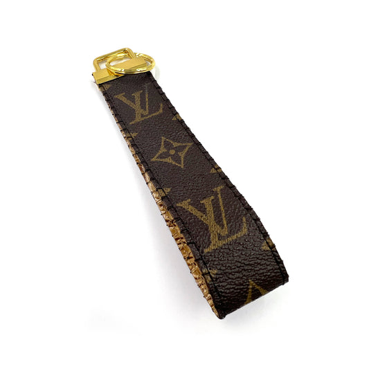 Upcycled Louis Vuitton Leather Key Chain XL - Updated