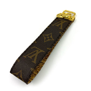 Upcycled Louis Vuitton Leather Key Chain XL - Updated