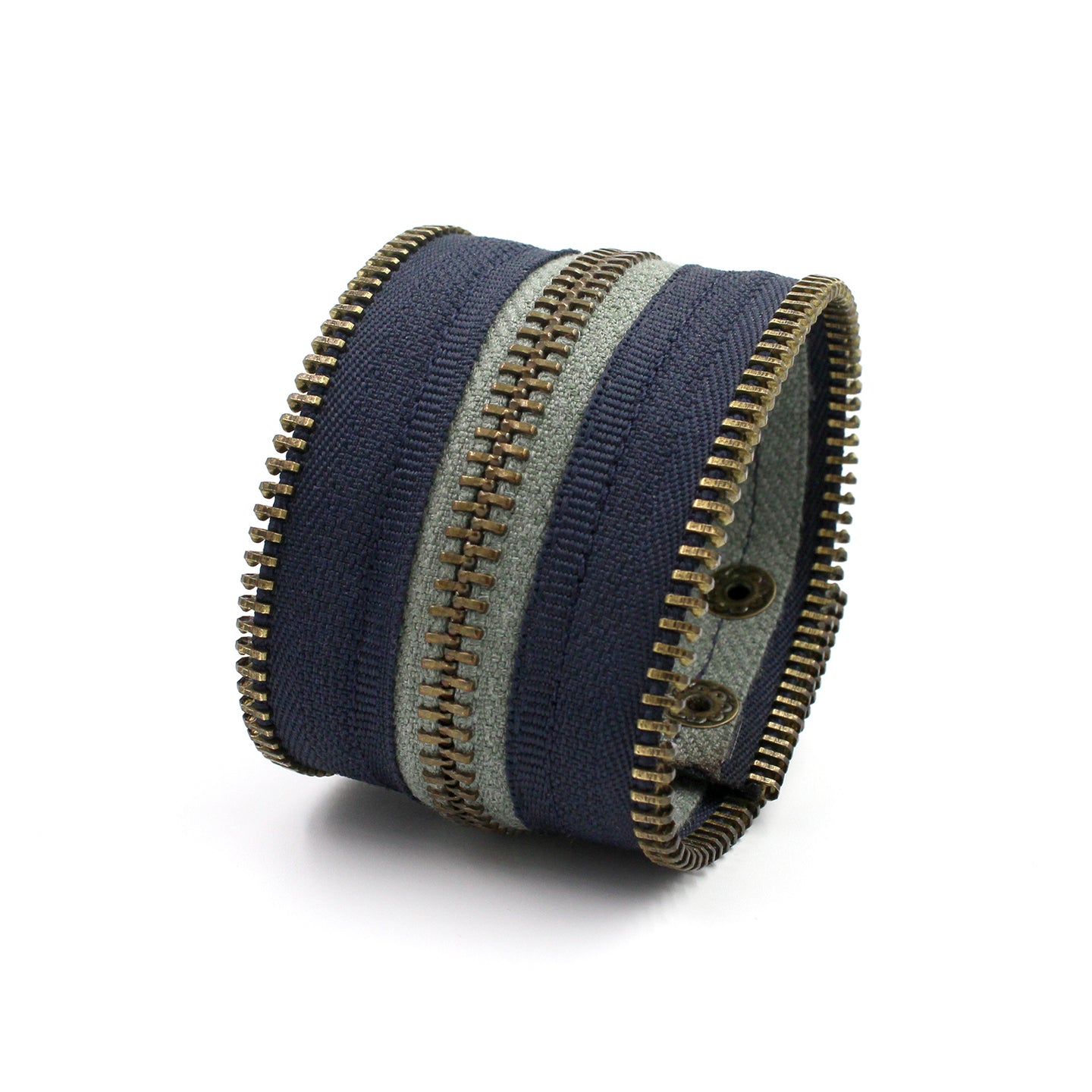 A Rolling Stone Grows No Moss Zip Bracelet - N.Kluger Designs bracelet