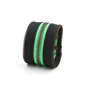 Mint Chocolate Chip Zip Bracelet - N.Kluger Designs bracelet