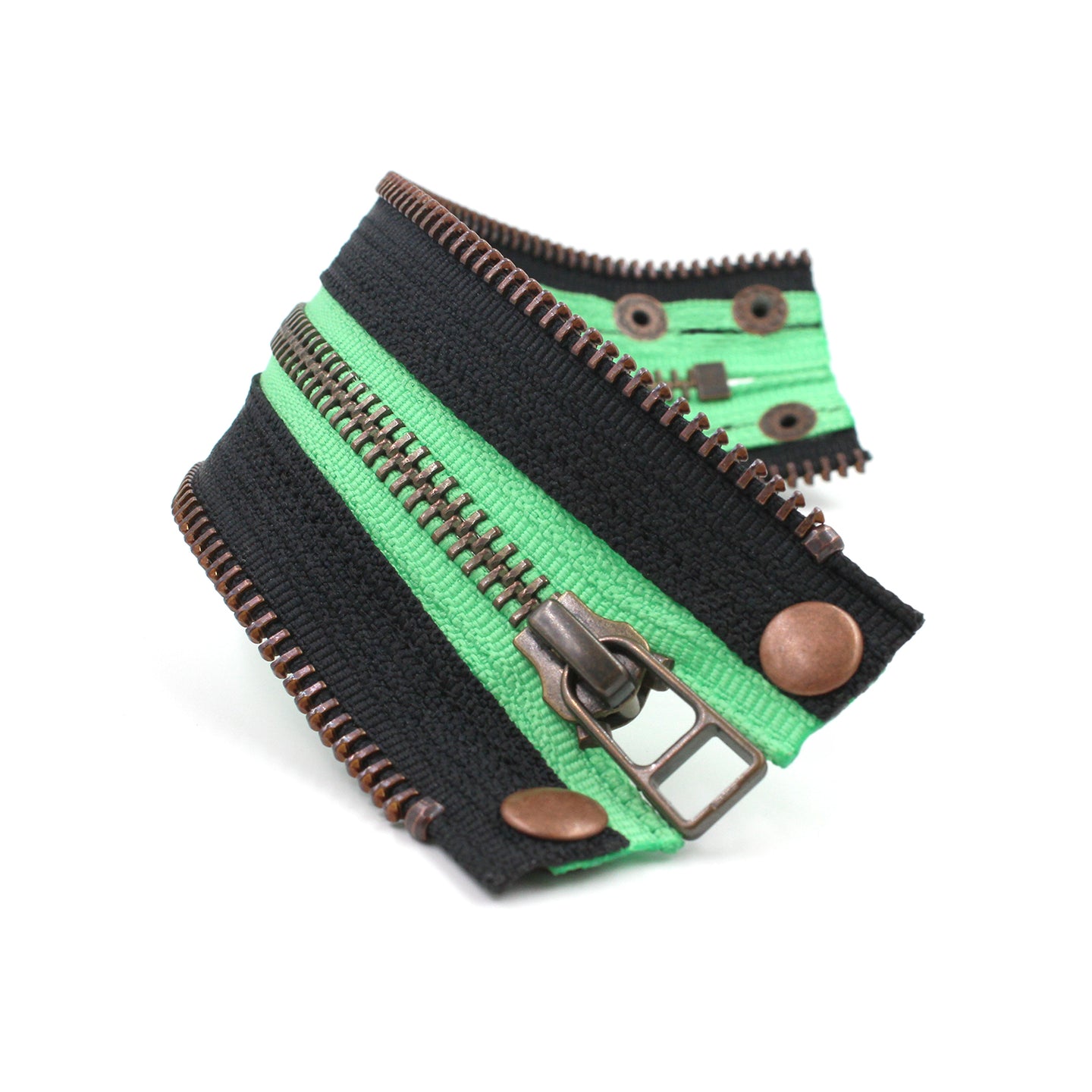 Mint Chocolate Chip Zip Bracelet - N.Kluger Designs bracelet