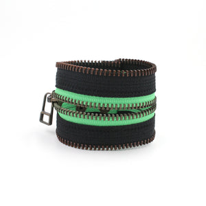 Mint Chocolate Chip Zip Bracelet - N.Kluger Designs bracelet