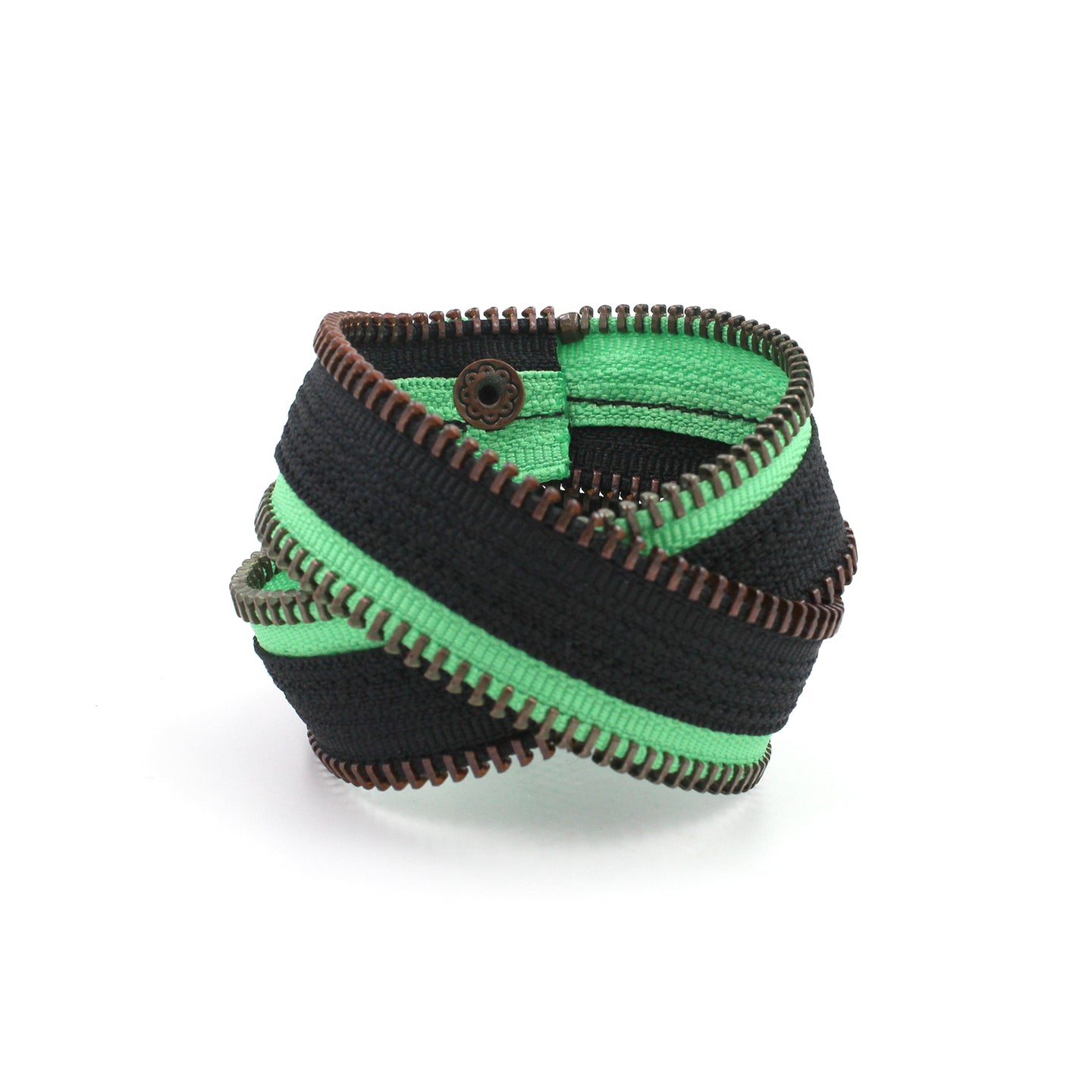 Mint Chocolate Chip Zip Bracelet - N.Kluger Designs bracelet