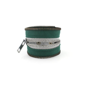 Special Potter Edition: Slytherin Zip Bracelet - N.Kluger Designs bracelet