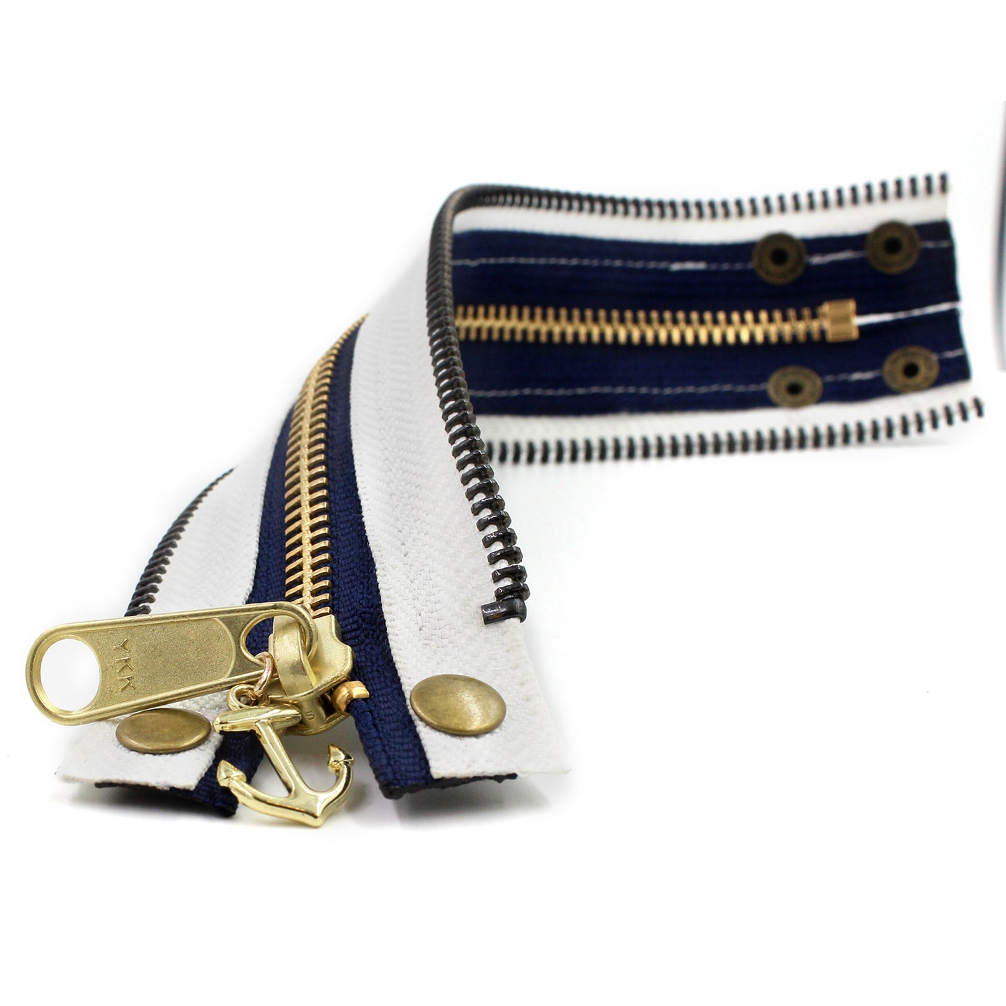 Simply Nautical Zip Bracelet - N.Kluger Designs bracelet