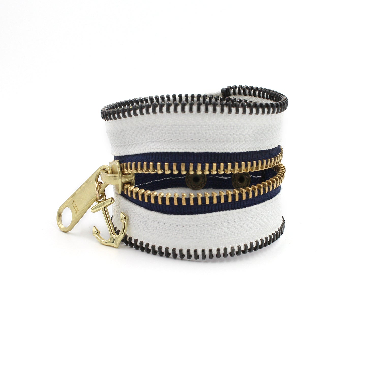 Simply Nautical Zip Bracelet - N.Kluger Designs bracelet