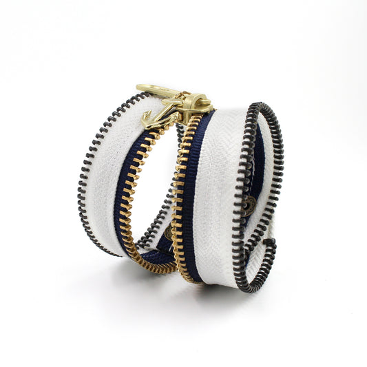 Simply Nautical Zip Bracelet - N.Kluger Designs bracelet