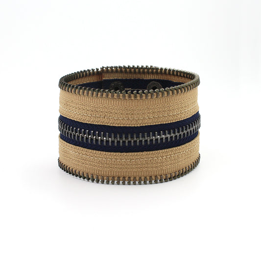The Shell That Broke The Camel's Back Zip Bracelet - N.Kluger Designs bracelet