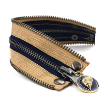 The Shell That Broke The Camel's Back Zip Bracelet - N.Kluger Designs bracelet