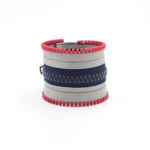 Nautical Grey Zip Bracelet - N.Kluger Designs bracelet