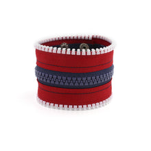 Big Game Lii NE Patriots Zip Bracelet - N.Kluger Designs bracelet